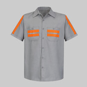 Men&#39;s Enhanced Visibility Industrial Work Shirt