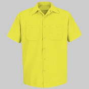 Men&#39;s Tall Enhanced Visibility Short Sleeve Work Shirt