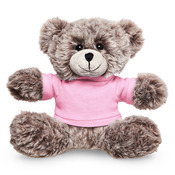 7" Soft Plush Bear With T-Shirt