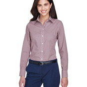 Women&#39;s Crown Collection® Gingham Check Woven Dress Shirt