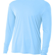 Long-Sleeve Cooling Performance Crew Neck T-Shirt