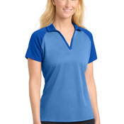 Women&#39;s PosiCharge ® RacerMesh ® Raglan Heather Block Polo