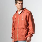 Unisex Vintage Hooded Rain Jacket