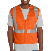 Ansi 107 Class 2 Mesh Zippered Vest