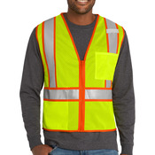 Ansi 107 Class 2 Mesh Zippered Two Tone Vest