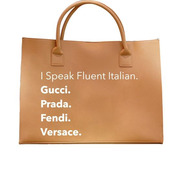 The Make Her Power Moves Tote - Italian Camel